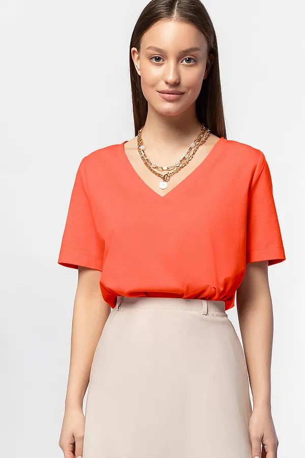 Футболка VILATTE, оранжево-коралловый - фото 1