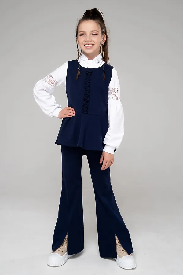 Костюм (Жилет+Брюки) LOOKLIE, индиго - фото 1