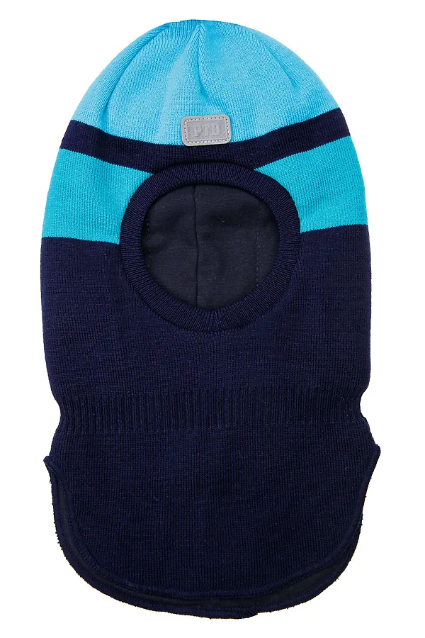 Шапка  PLAYTODAY, тёмно-синий,синий,голубой - фото 1