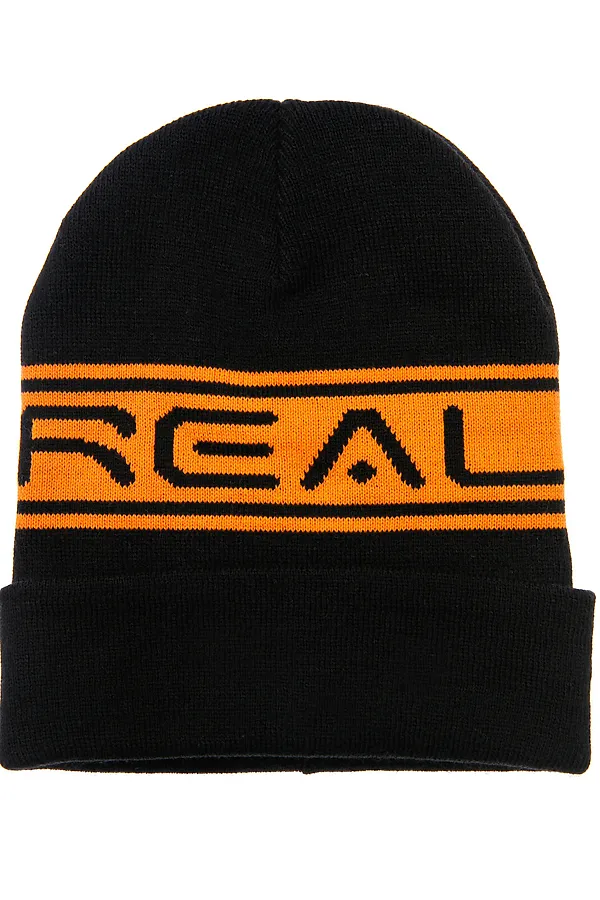 Шапка  PLAYTODAY, черный,оранжевый - фото 1