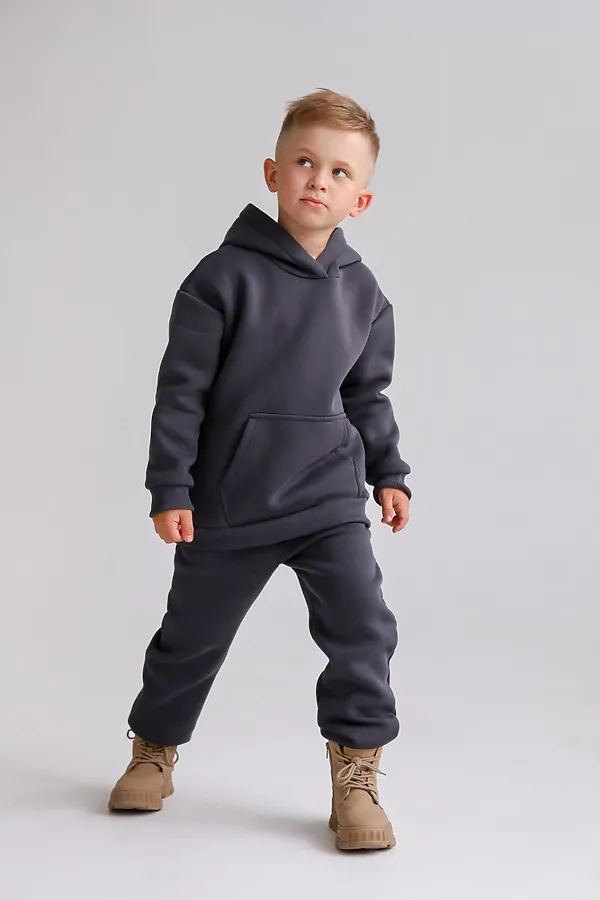 Комплект Sport New утепленный дет. графит MINIDINO, графит - фото 1