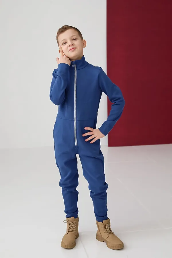 Комбинезон Токио деним MINIDINO, деним - фото 1