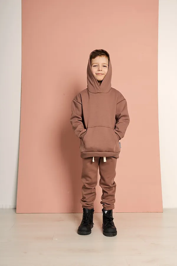 Брюки Soft какао (дет) MINIDINO, какао - фото 1
