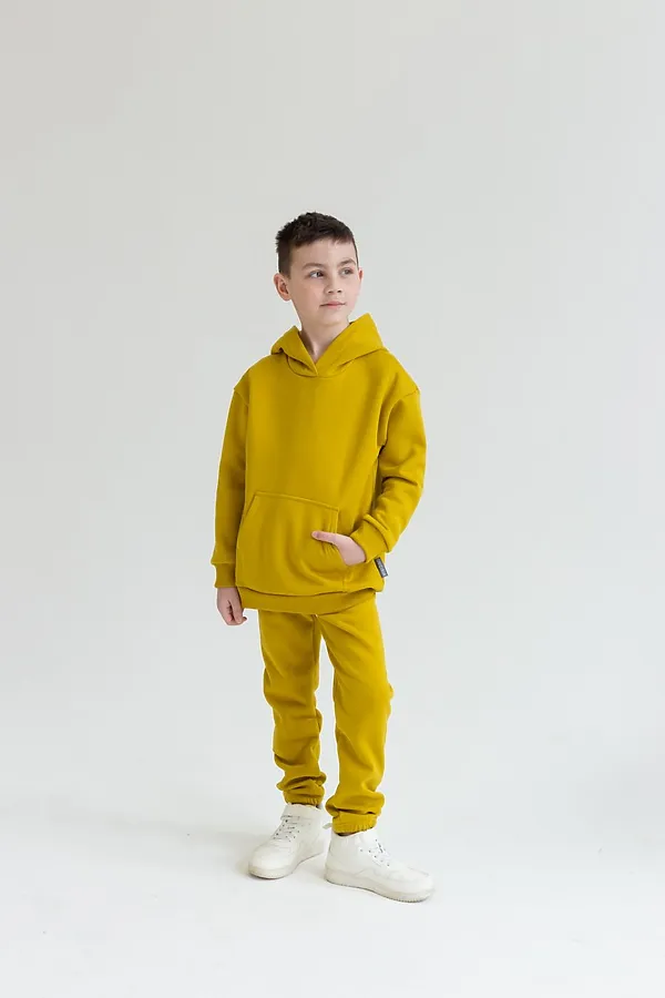 Брюки Soft горчица (дет) MINIDINO, горчица - фото 1