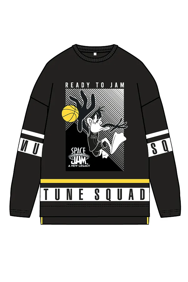 Лонгслив PLAYTODAY, черный - фото 1