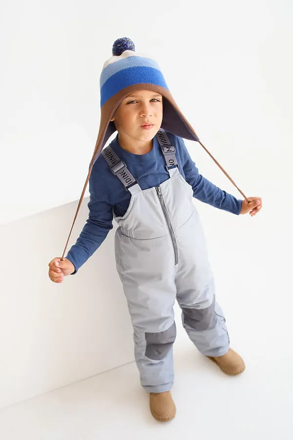 П/комбинезон зима SUPER серебро MINIDINO, серебро - фото 1