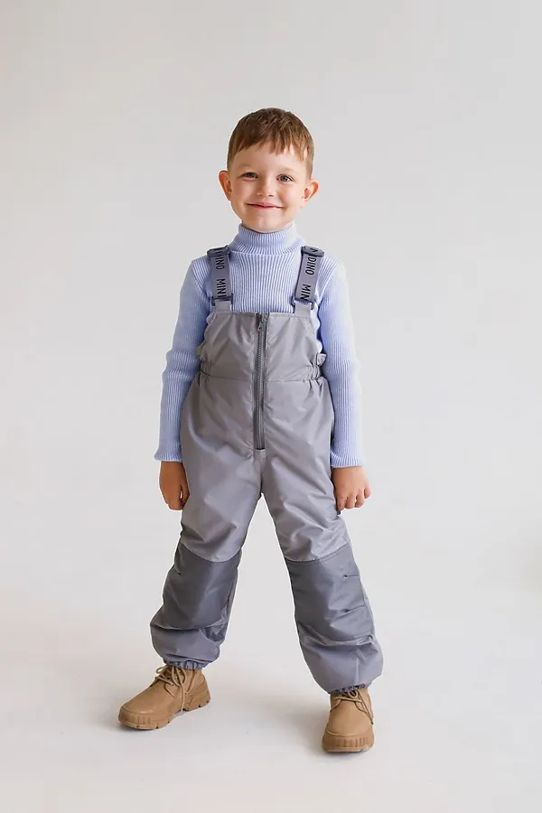 П/комбинезон Super New деми серебро MINIDINO, серебро - фото 1