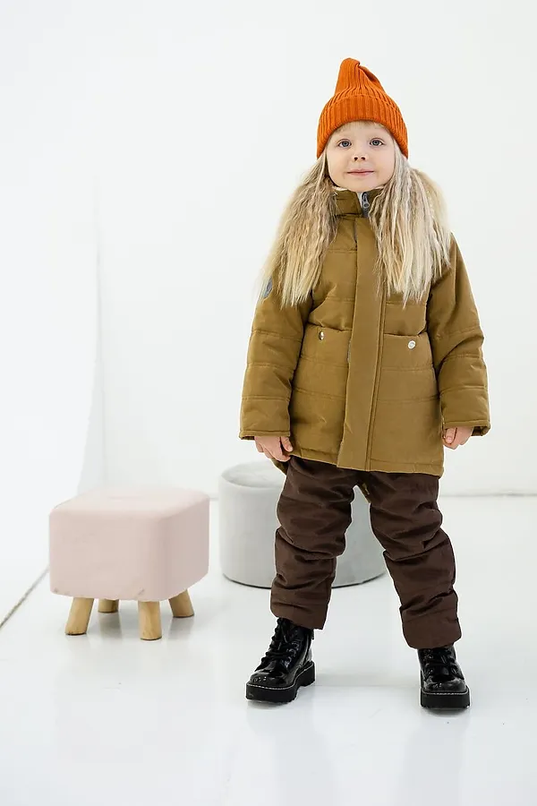 Куртка Дино зима 2.0 корица  MINIDINO, корица - фото 1
