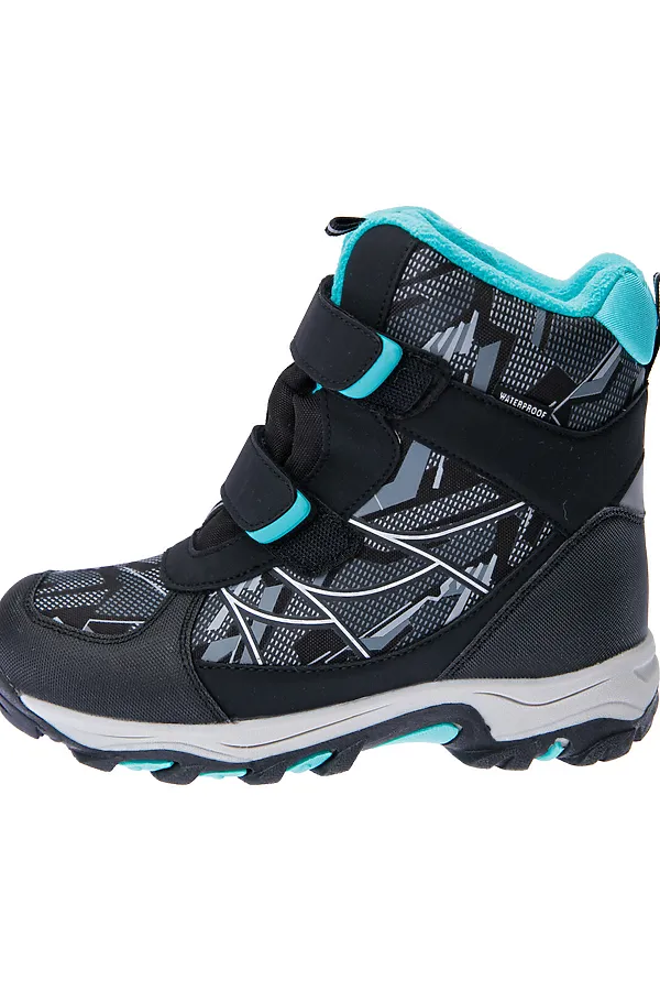 Ботинки PLAYTODAY, черный,голубой - фото 1