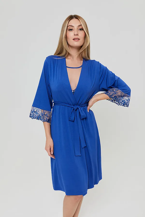 Пеньюар MILAVITSA, ночной ирис - фото 1