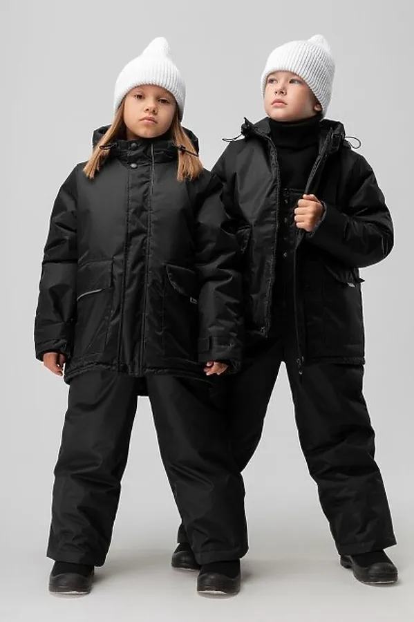 Костюм (Куртка+Полукомбинезон) BODO, черный - фото 1
