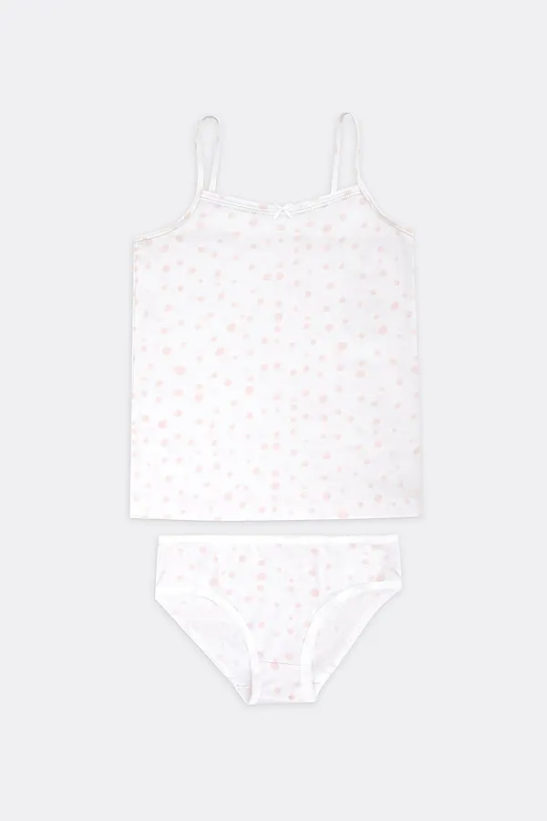 Бельевой комплект MARK FORMELLE, горошек на белом - фото 1