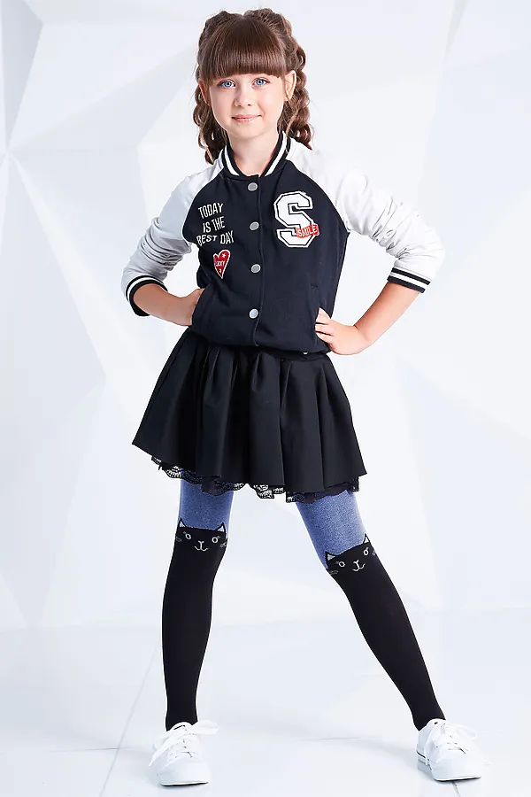 Колготки GIULIA, деним - фото 1