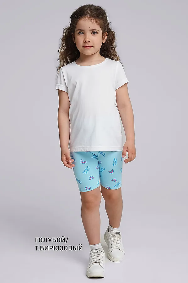 Бриджи CLEVER, голубой/т.бирюзовый - фото 1