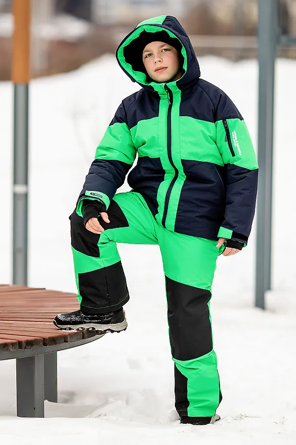 Комплект (Куртка+Полукомбинезон) BATIK, ультразеленый - фото 1