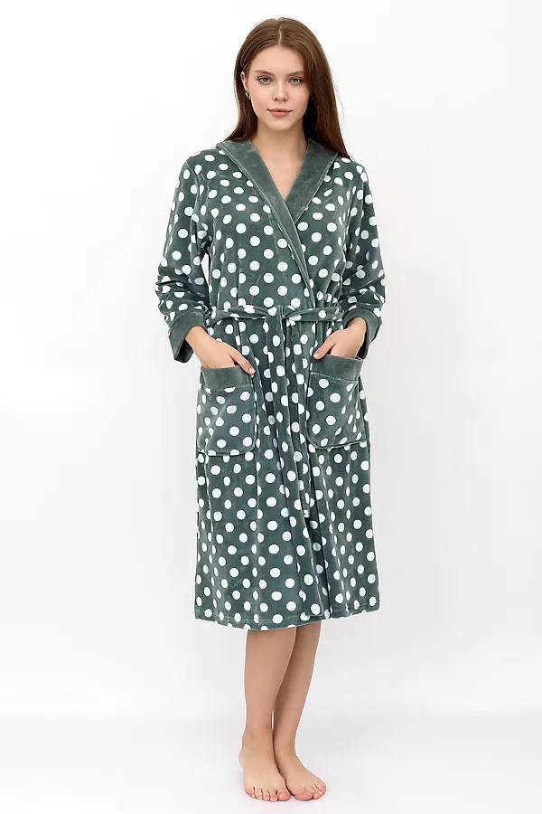Халат женский Делма Х LIKA DRESS, хаки - фото 1
