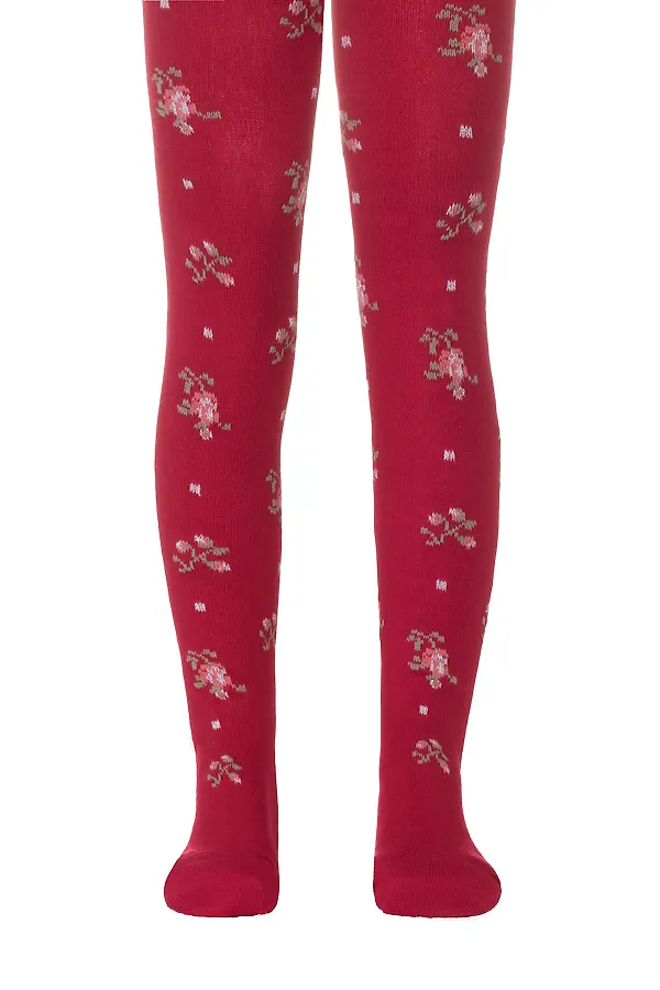 Колготки CONTE KIDS, бордо - фото 1