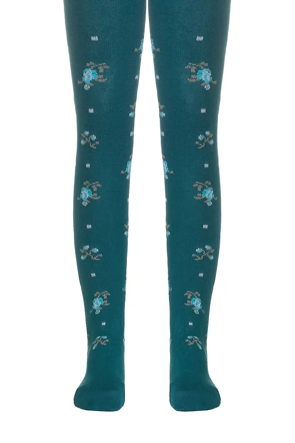 Колготки CONTE KIDS, темно-бирюзовый - фото 1