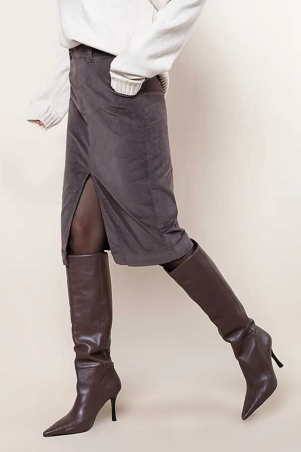 Юбка VILATTE, кофейный - фото 1