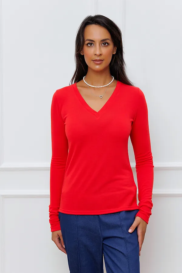 Лонгслив Raposa 358 НАТАЛИ, коралл - фото 1