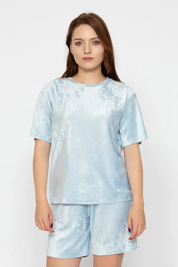Комплект (Футболка + Шорты) CRB, голубой - фото 1