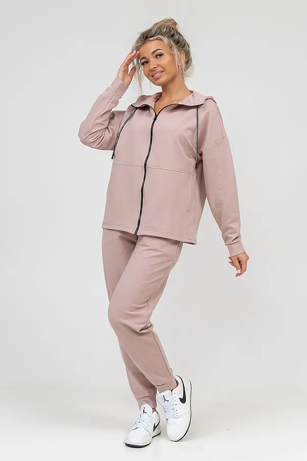 Костюм с брюками 36660 НАТАЛИ, пудровый - фото 1