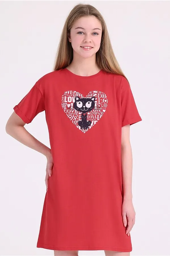 Платье АПРЕЛЬ, красный91 - фото 1