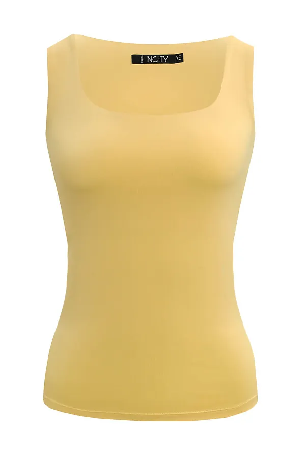 Топ INCITY, светло-желтый - фото 1