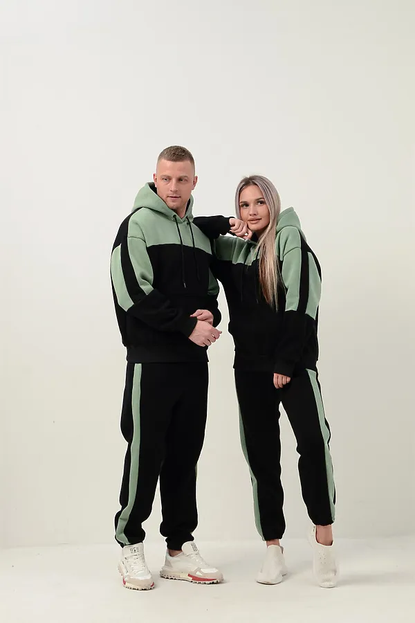 Костюм (Брюки+Толстовка) СОФИЯ37, черный - фото 1