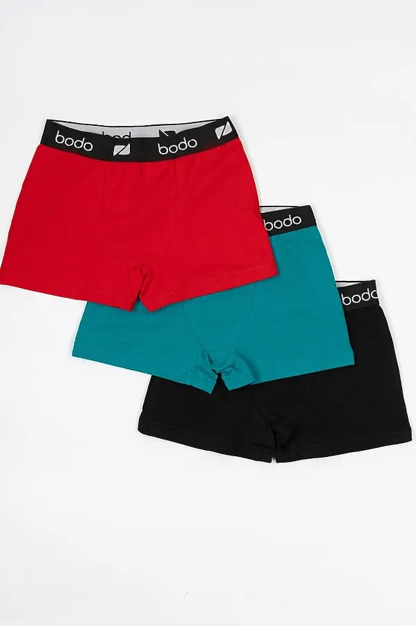 Трусы, 3 шт. BODO, черный/синий/красный - фото 1