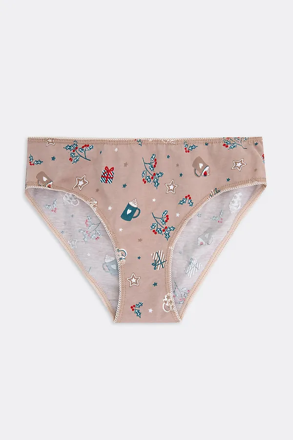 Трусы 2шт. MARK FORMELLE, веточки на бежевом - фото 1