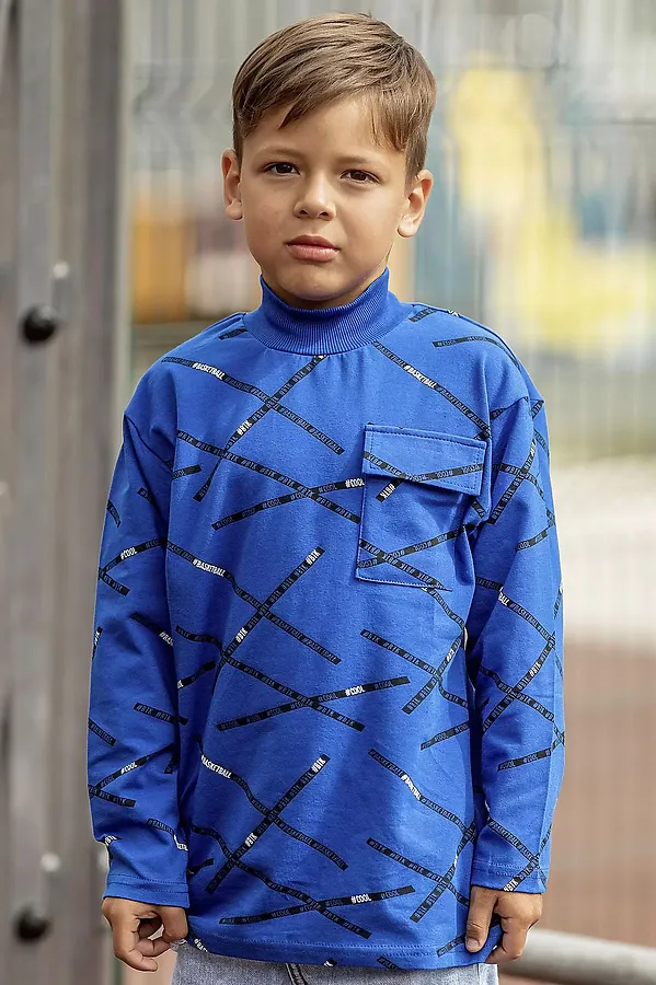 Лонгслив BATIK, синий - фото 1