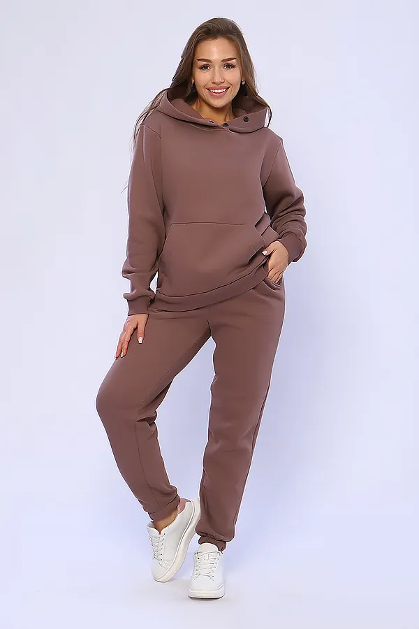 Костюм с брюками 65036 НАТАЛИ, какао - фото 1