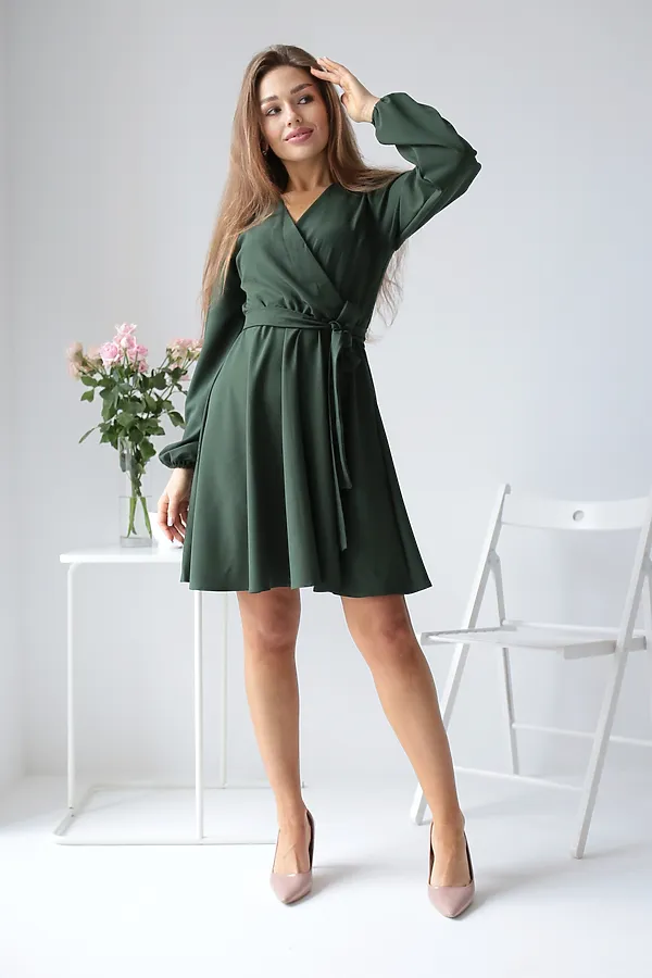 Платье 400002 НАТАЛИ, зеленый - фото 1