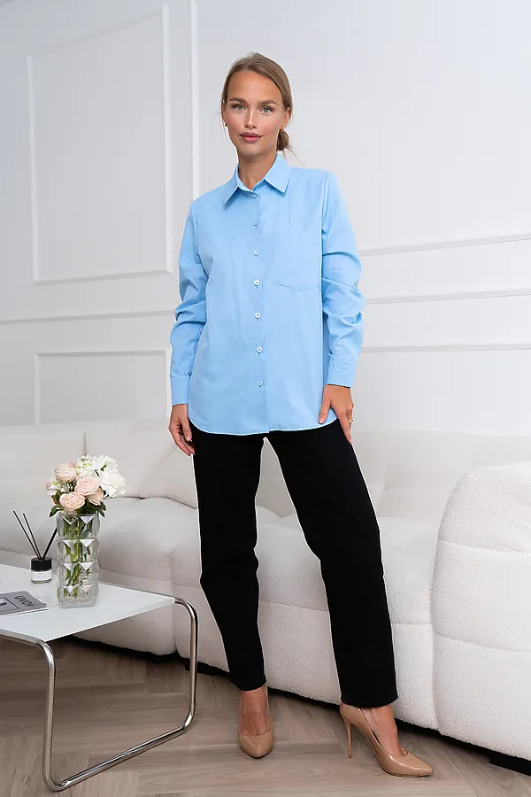 Рубашка OPEN-STYLE, голубой - фото 1
