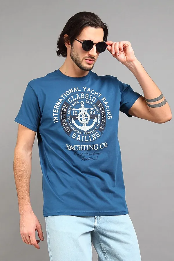 Футболка F5, морской - фото 1