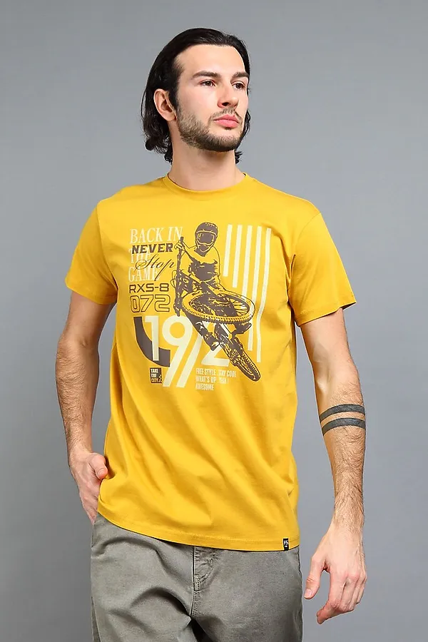 Футболка F5, горчичный - фото 1