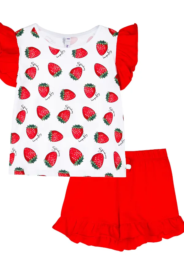 Костюм PLAYTODAY, белый,красный - фото 1