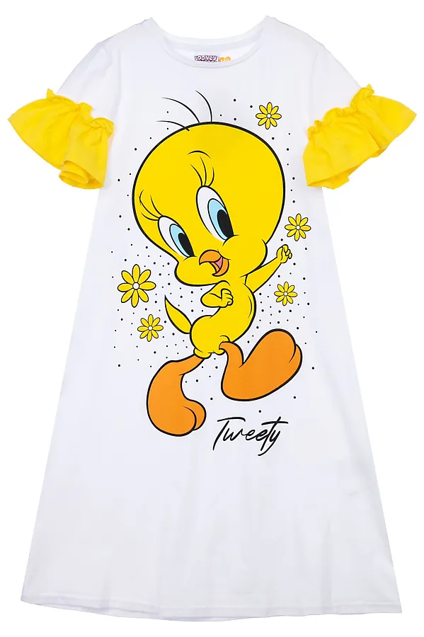 Сорочка PLAYTODAY, белый,жёлтый - фото 1