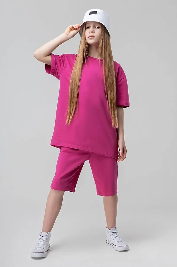 Костюм (Футболка+Шорты) BODO, розовый - фото 1