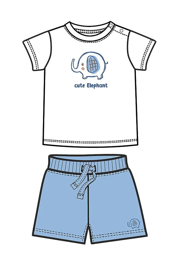 Комплект  PLAYTODAY, белый,голубой - фото 1