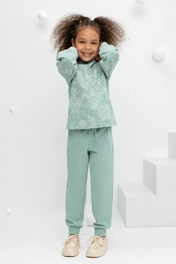 Брюки  CROCKID, голубой прибой к433 - фото 1