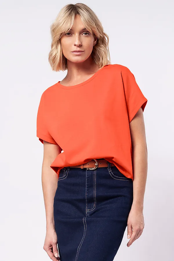 Футболка  VILATTE, оранжево-коралловый - фото 1