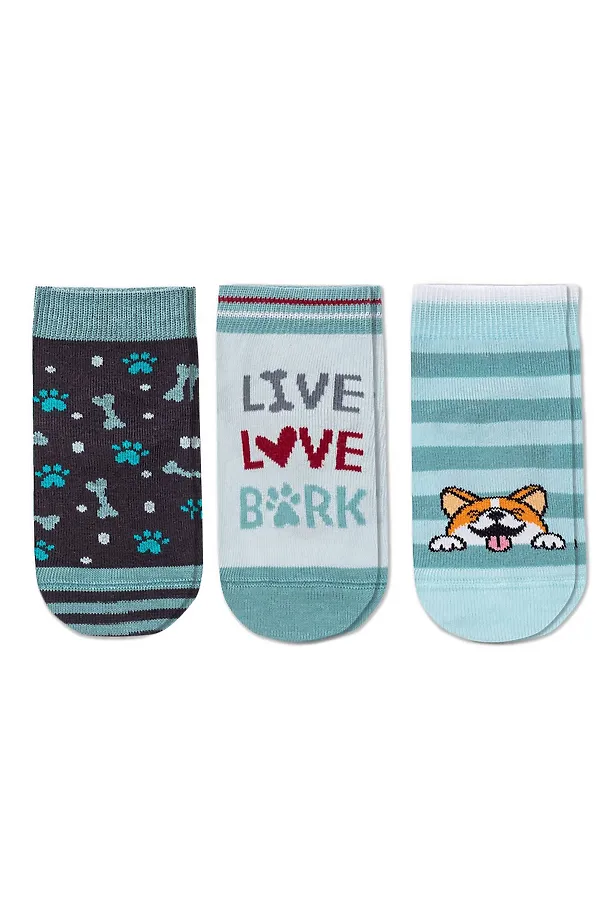 Носки 3п. CONTE KIDS, ассорти - фото 1