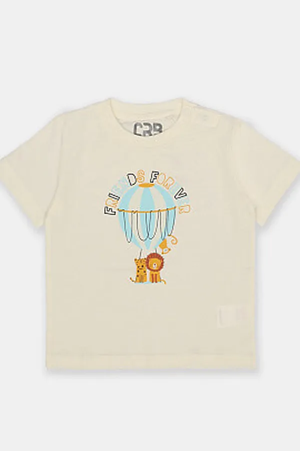 Футболка CRB, экрю - фото 1