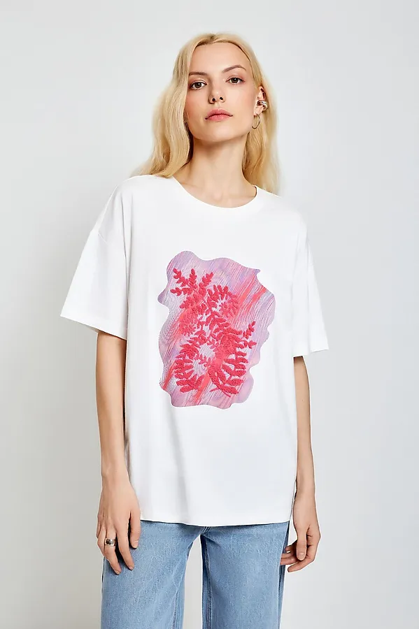 Футболка CONCEPT CLUB, розовый принт - фото 1