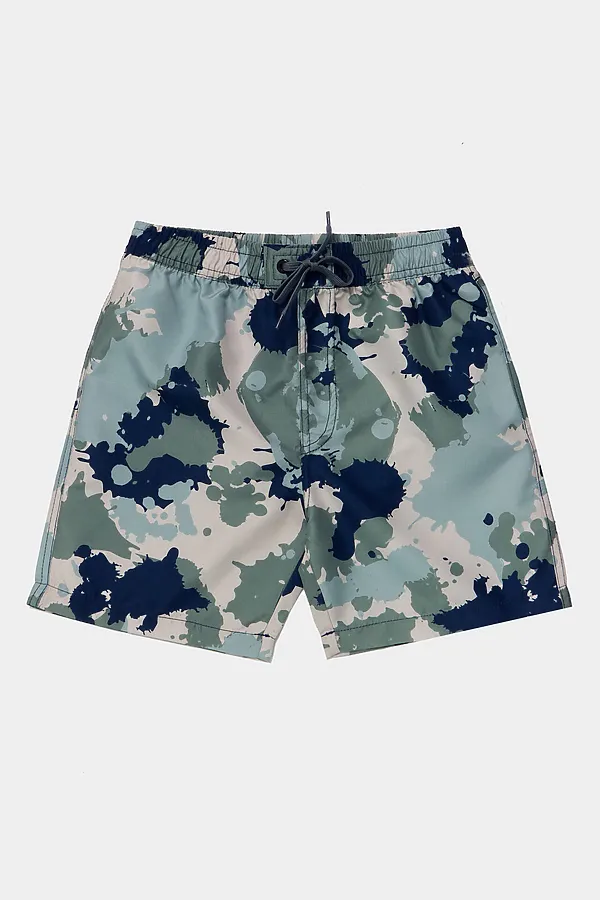 Шорты плавательные MARK FORMELLE, камуфляж мазками - фото 1