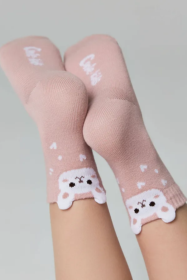 Носки CONTE KIDS, пепельно-розовый - фото 1