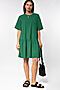 Платье из премиального хлопка с эластаном ВИЛАТТЕ (Зеленый) D42.107 #1021034