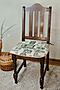 Подушка для мебели Сидушка на стул квадратная НАТАЛИ (Зеленый иероглиф) 49243 #1023485
